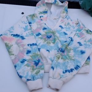 Cropped sweatercute cotton candy like hoodie